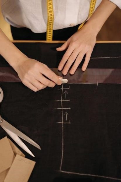 body measurement chart for sewing pdf